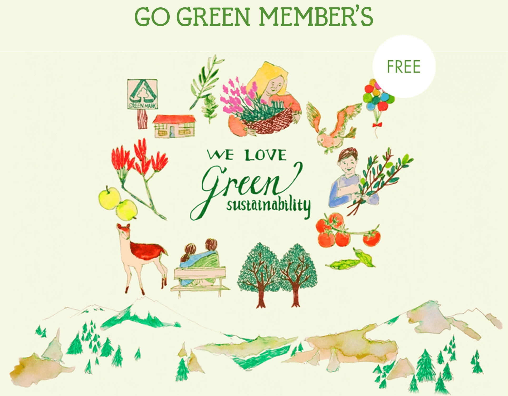 GO GREEN MEMBER'S
